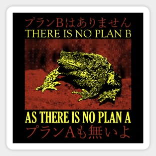 There is no Plan B Frog Magnet